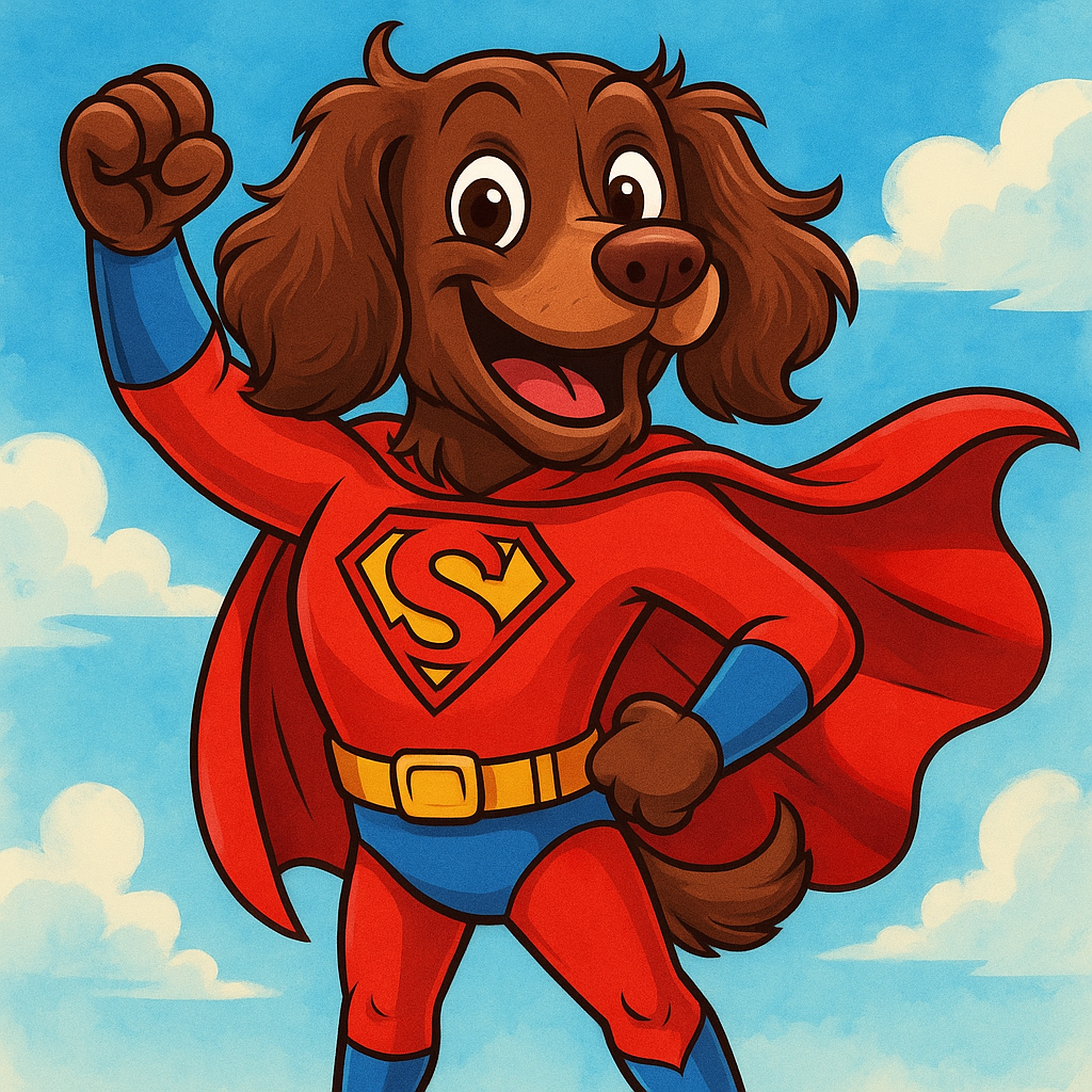 11oz Personalised Pet Superhero Mug.