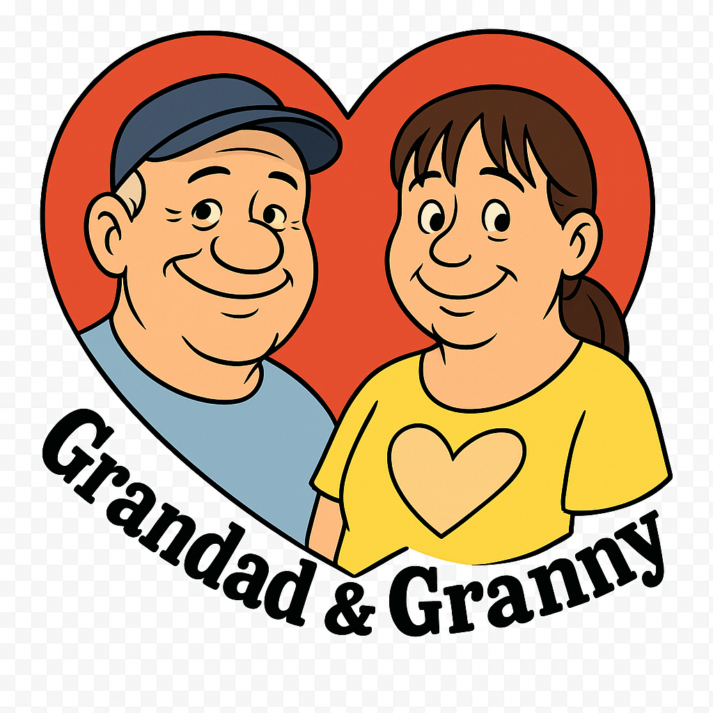 11oz Personalised Cartoon Grandparent mug.