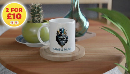 11oz Personalised 'Named' Batman Mug.