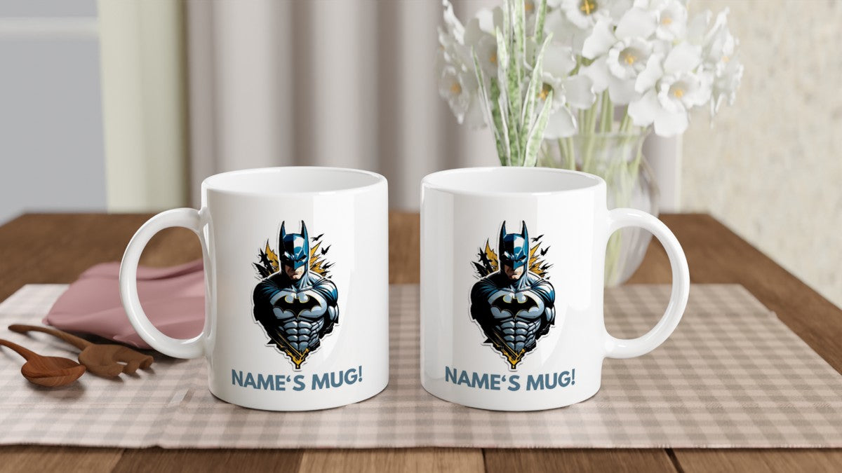 11oz Personalised 'Named' Batman Mug.