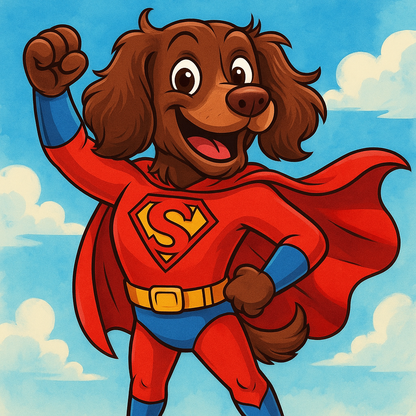 11oz Personalised Pet Superhero Mug.