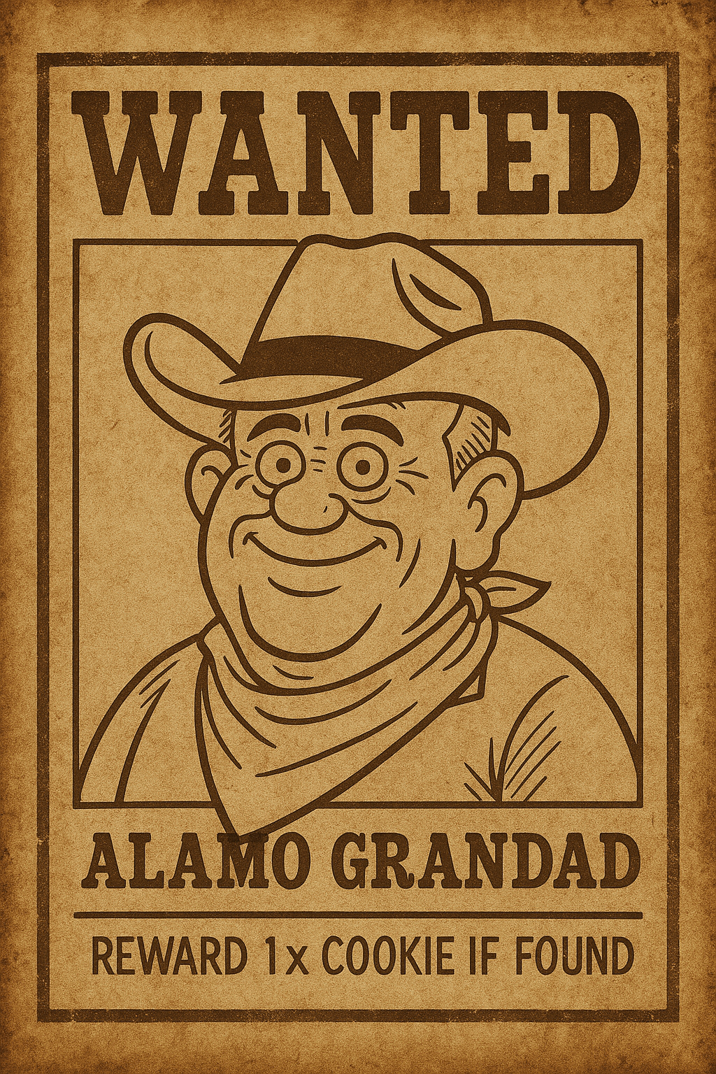 11oz Personalised Cowboy Most Wanted Mug.