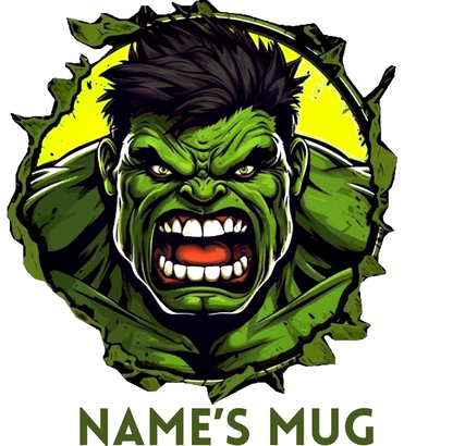 11oz Personalised 'Named' Hulk Mug.