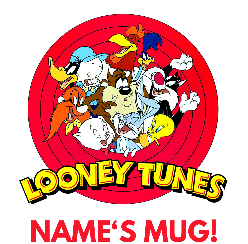 11oz Personalised 'Named' Looney Tunes Mug.