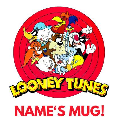 11oz Personalised 'Named' Looney Tunes Mug.