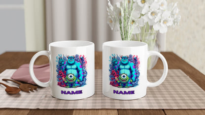 11oz Personalised 'Named' Monsters Inc Mug.