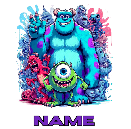 11oz Personalised 'Named' Monsters Inc Mug.