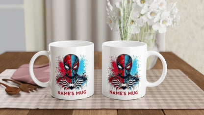 11oz Personalised 'Named' Spider-verse Mug.